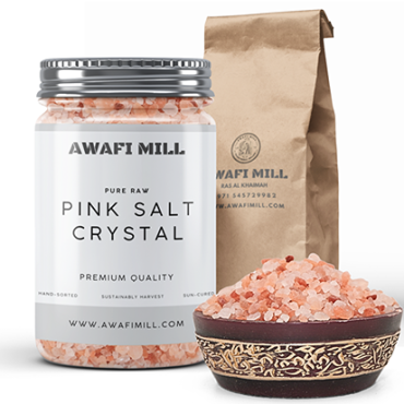 Awafi Mill Pink salt crystal Sendha Namak 100gm